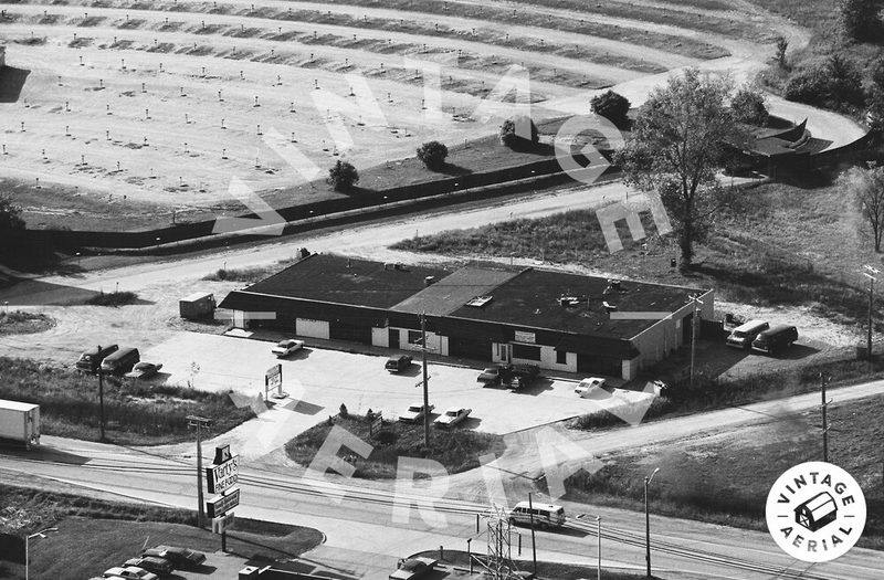 Marysville Drive-In Theatre - 1983 Aerial Photo